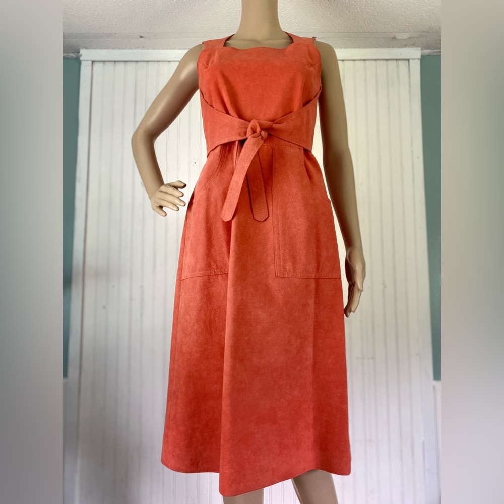 VINTAGE Samuel Roberts Suede Dress